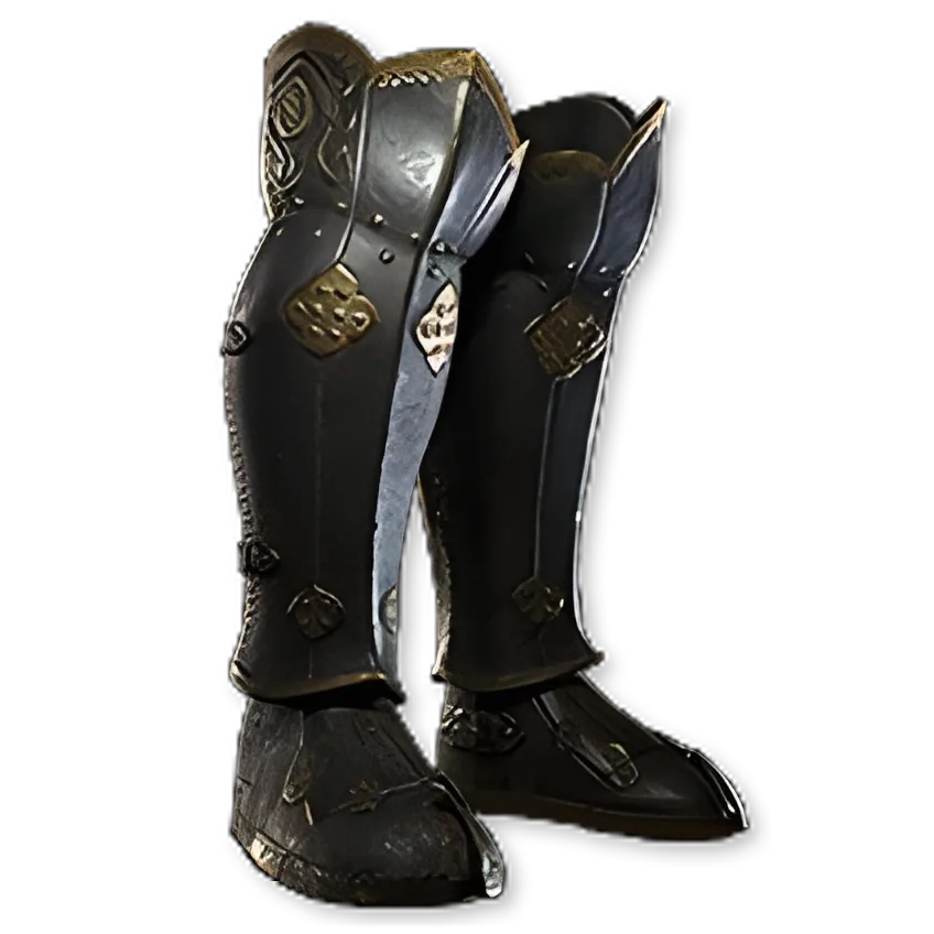 Ornate Greaves