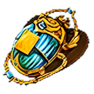 Gilded Divination Scarab