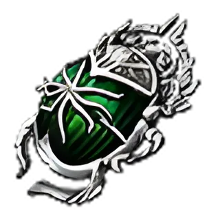 Polished Metamorph Scarab
