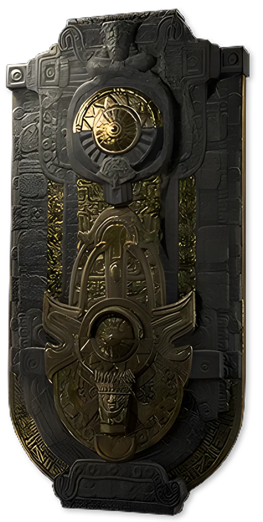 Goldworked Tower Shield